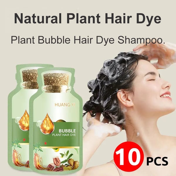 1+1 Kostenlos|BubbleYouth Pflanzenfarbe - Ihre natürliche Lösung für graue Haare