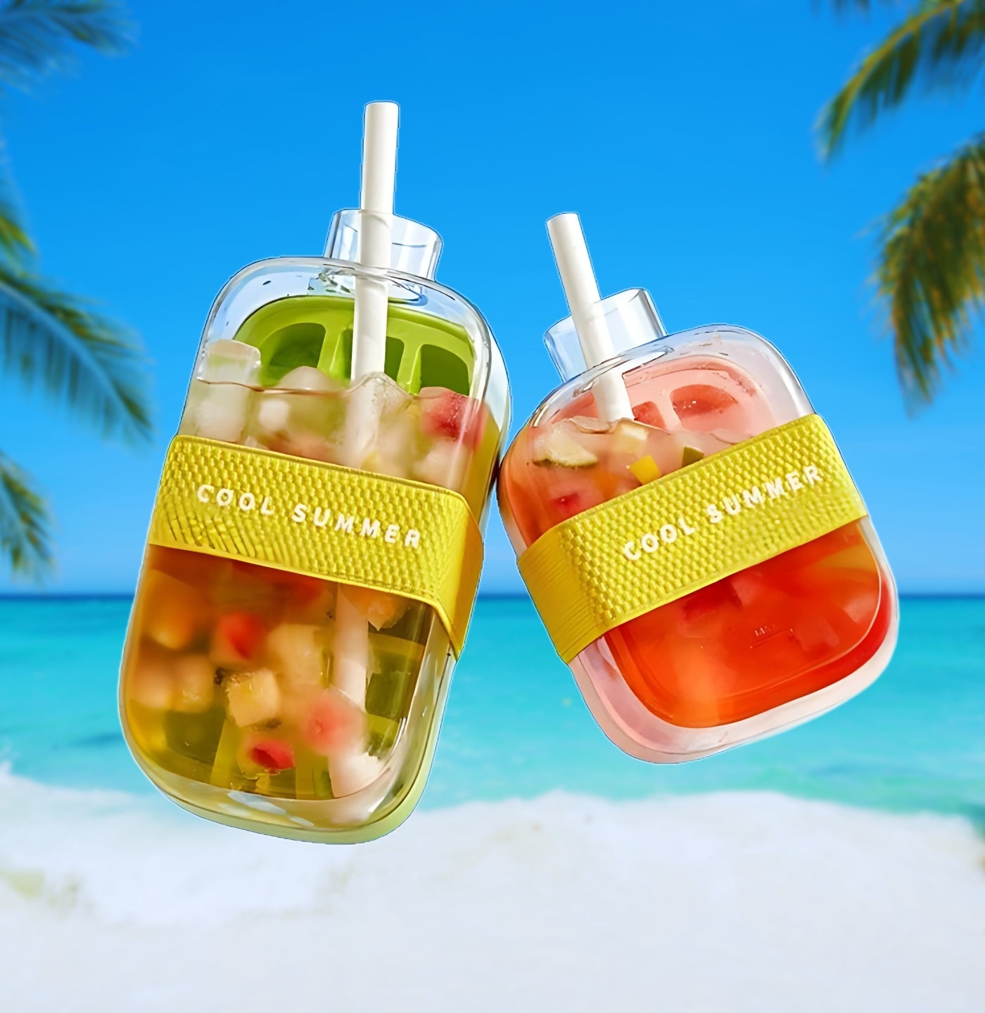 1+1Kostenlos|ChillSip™ – Die stylische Sommer-Trinkflasche mit Eisfach Fruchtinfuser