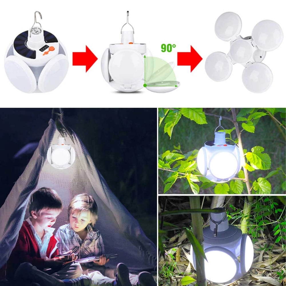 50% Rabatt|GlowFlex™ – 5-in-1 Faltbare Solar-Campinglampe mit Haken Ultrahell, solarbetrieben & flexibel drehbar – dein Licht in jeder Outdoor-Situation
