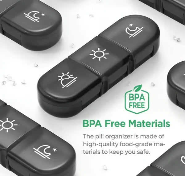 50% Rabatt|PillMate™ – Der kompakte 3-Fach Pillenorganizer für deinen Alltag