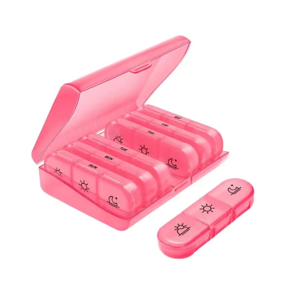 50% Rabatt|PillMate™ – Der kompakte 3-Fach Pillenorganizer für deinen Alltag
