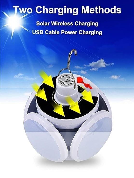 50% Rabatt|GlowFlex™ – 5-in-1 Faltbare Solar-Campinglampe mit Haken Ultrahell, solarbetrieben & flexibel drehbar – dein Licht in jeder Outdoor-Situation