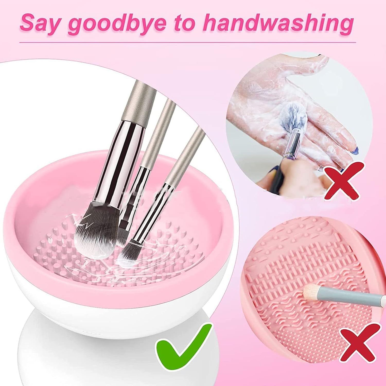 50% Rabatt|Pure Hygiene™ – Tiefenreine Make-up-Pinsel auf Knopfdruck