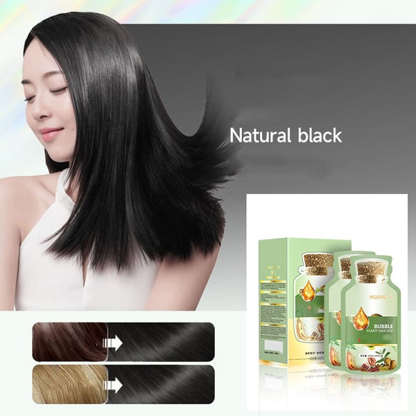 1+1 Kostenlos|BubbleYouth Pflanzenfarbe - Ihre natürliche Lösung für graue Haare