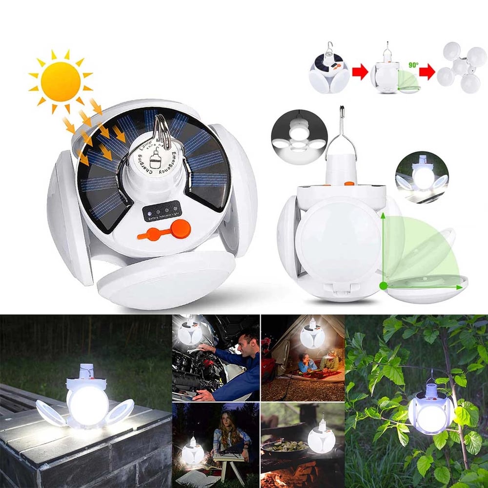 50% Rabatt|GlowFlex™ – 5-in-1 Faltbare Solar-Campinglampe mit Haken Ultrahell, solarbetrieben & flexibel drehbar – dein Licht in jeder Outdoor-Situation