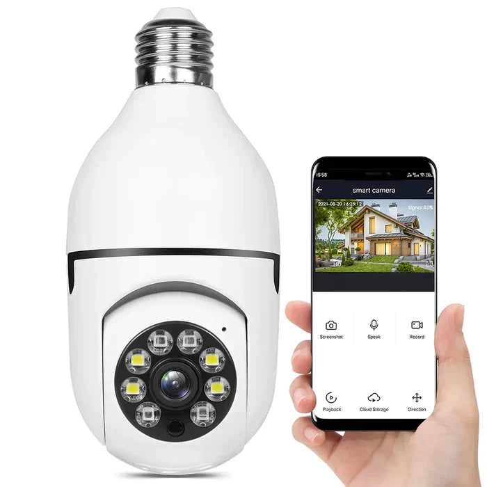 50% Rabatt|LumiGuard™ – Intelligente Sicherheitslampe mit 360° Kamera