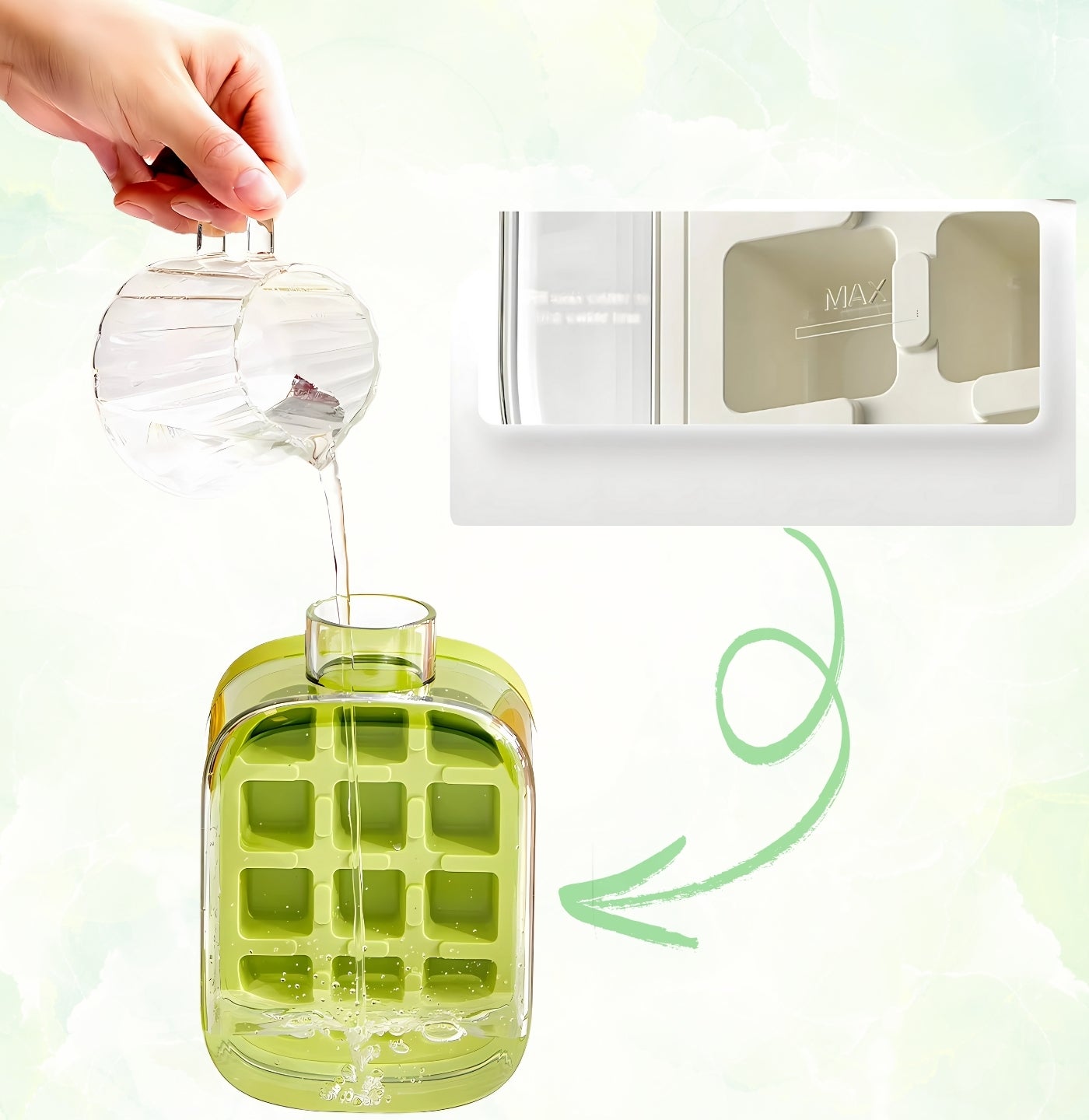 1+1Kostenlos|ChillSip™ – Die stylische Sommer-Trinkflasche mit Eisfach Fruchtinfuser