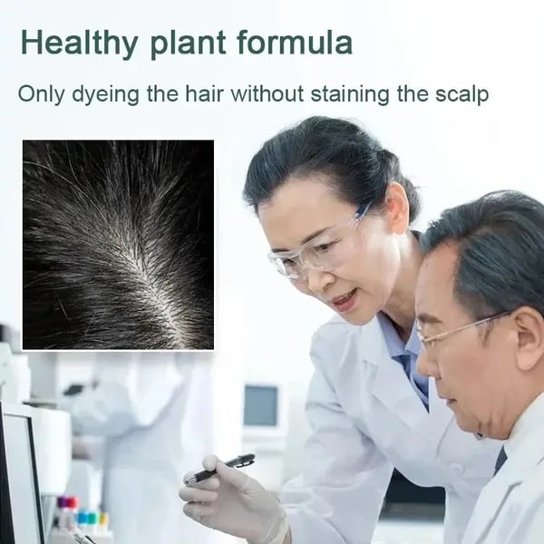1+1 Kostenlos|BubbleYouth Pflanzenfarbe - Ihre natürliche Lösung für graue Haare