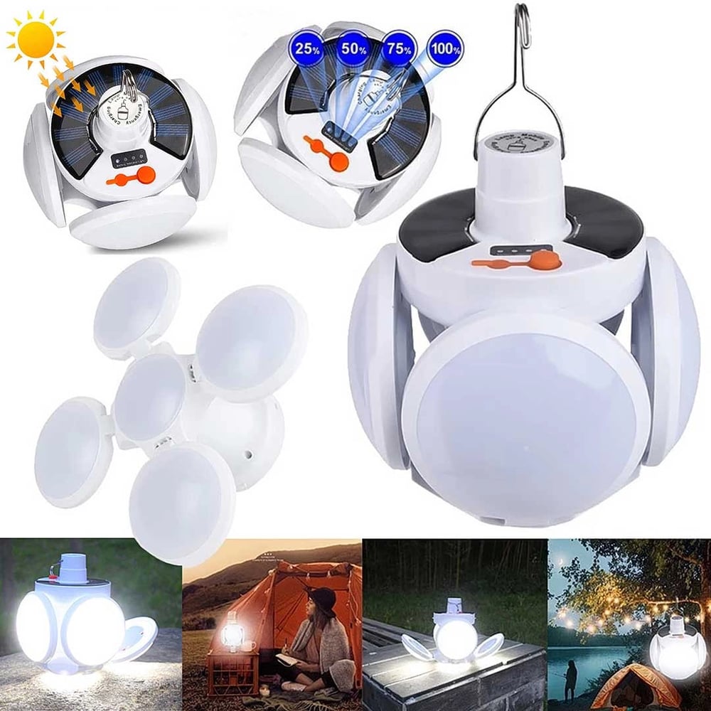 50% Rabatt|GlowFlex™ – 5-in-1 Faltbare Solar-Campinglampe mit Haken Ultrahell, solarbetrieben & flexibel drehbar – dein Licht in jeder Outdoor-Situation