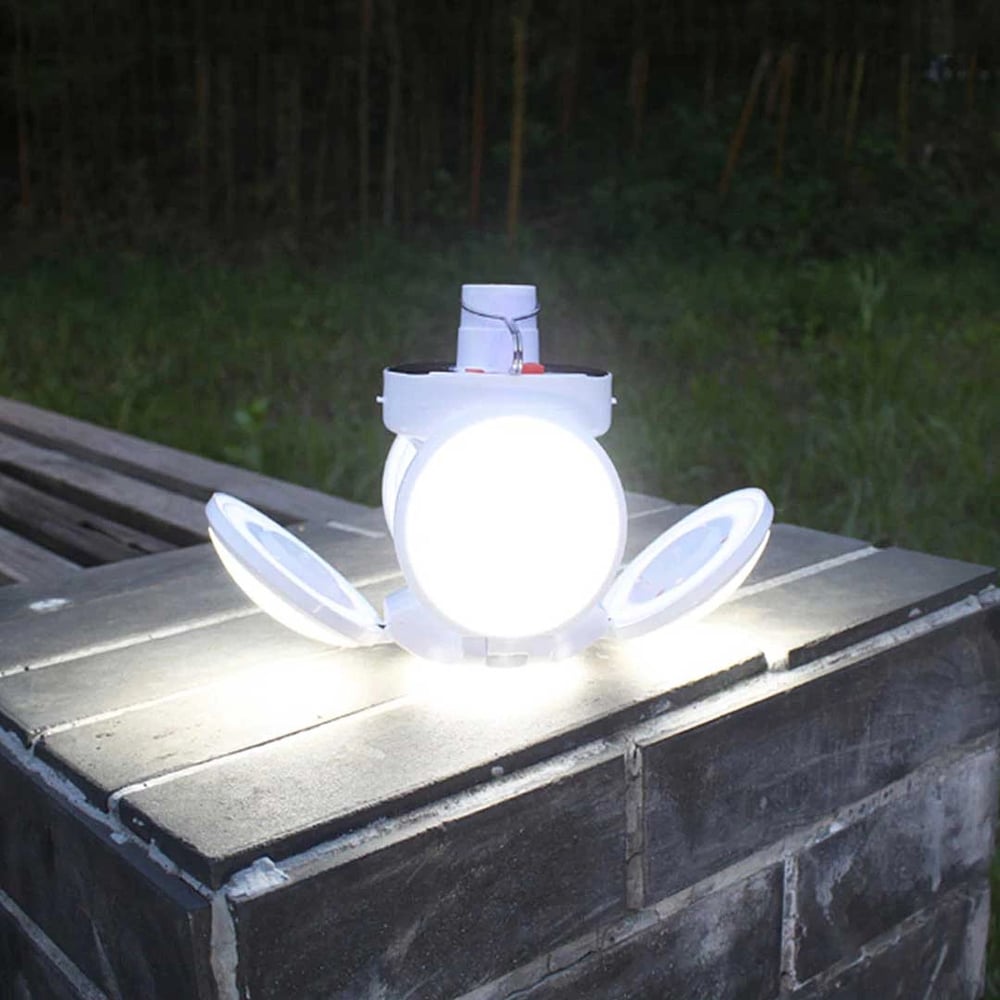 50% Rabatt|GlowFlex™ – 5-in-1 Faltbare Solar-Campinglampe mit Haken Ultrahell, solarbetrieben & flexibel drehbar – dein Licht in jeder Outdoor-Situation