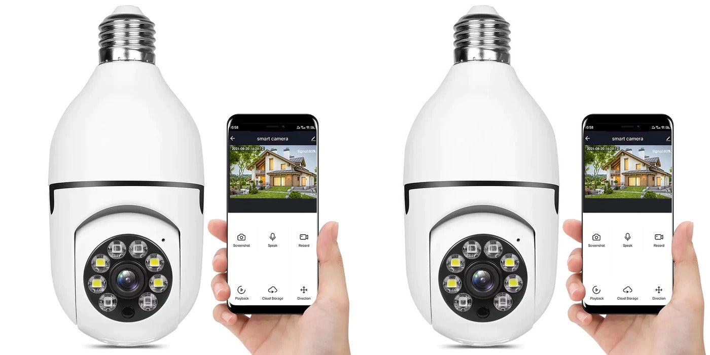 50% Rabatt|LumiGuard™ – Intelligente Sicherheitslampe mit 360° Kamera