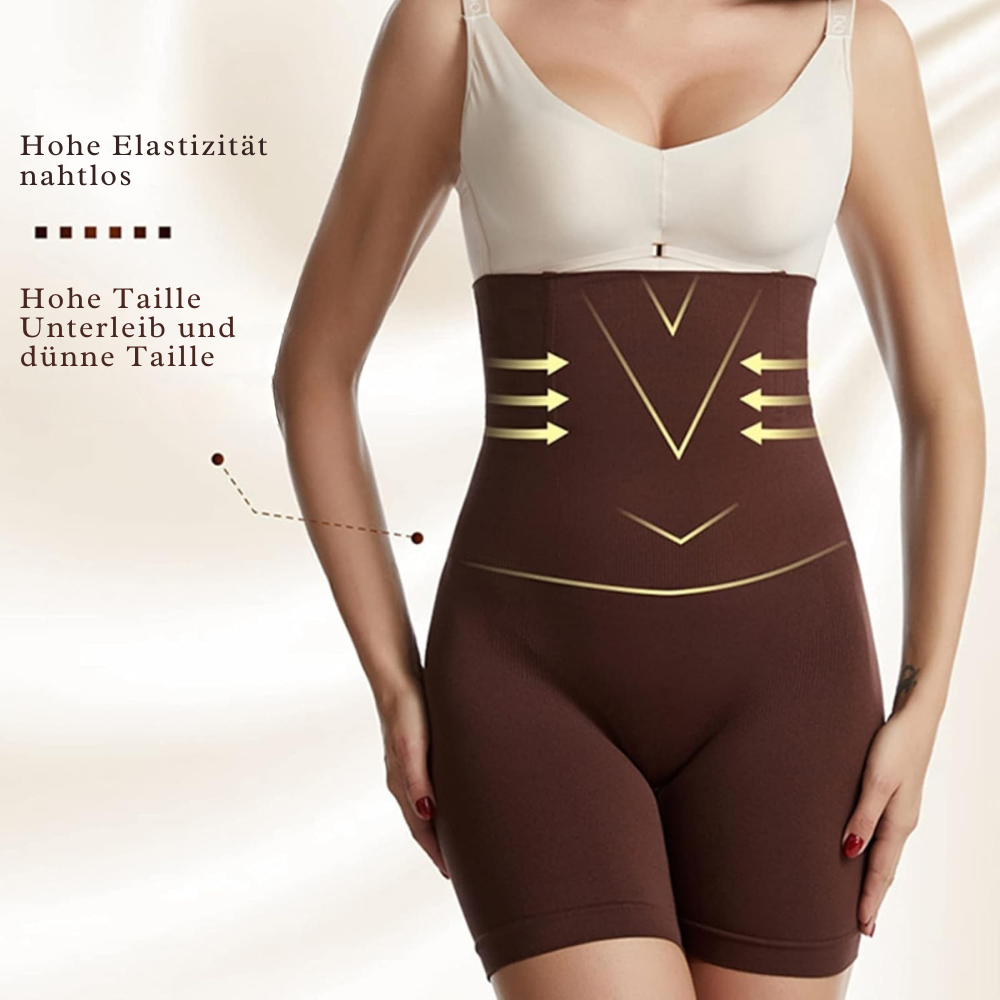 SlimShape™ Shapewear Braun – Figurformend mit hoher Taille, nahtlos & bequem